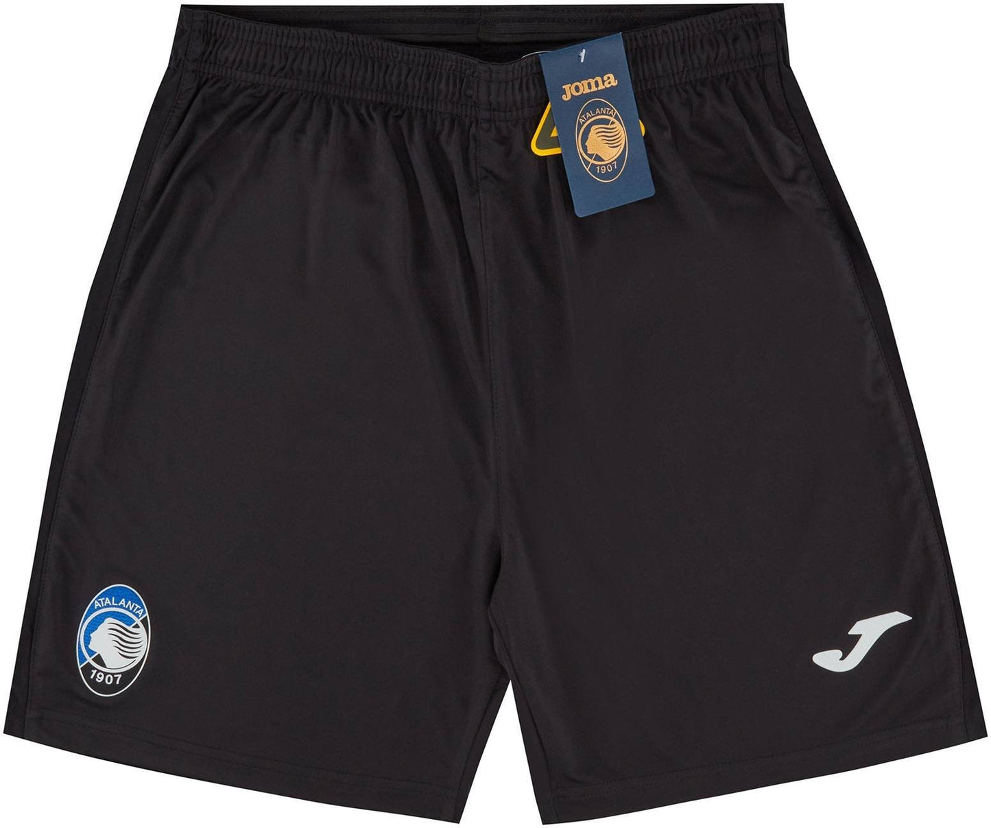 Joma Mens 2019-20 Atalanta Away Change Shorts / Black / RRP £29.99