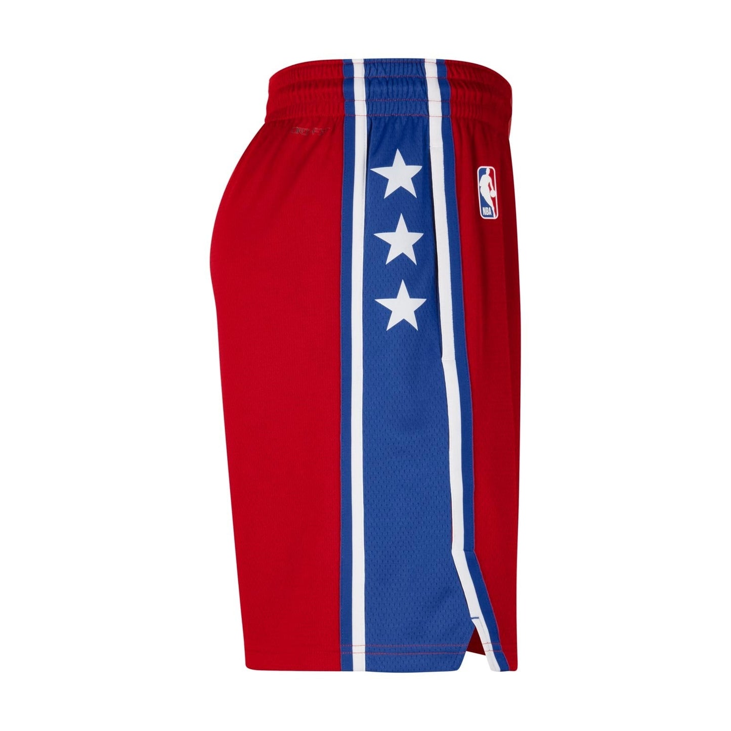 Nike Men's Philadelphia 76ers Basketball Shorts / Red Blue / RRP £70