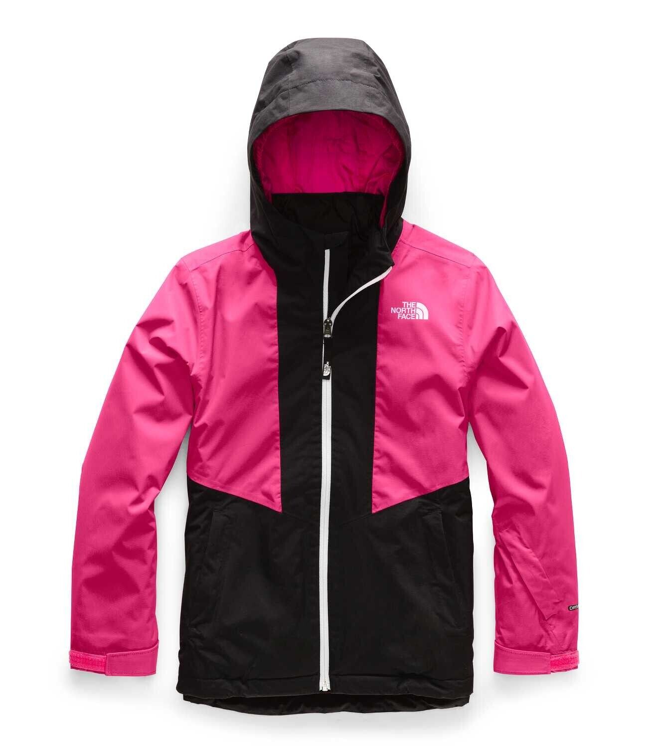 The North Face Girls Clementine Tri Climate Ski Jacket / Pink Black / RRP £180