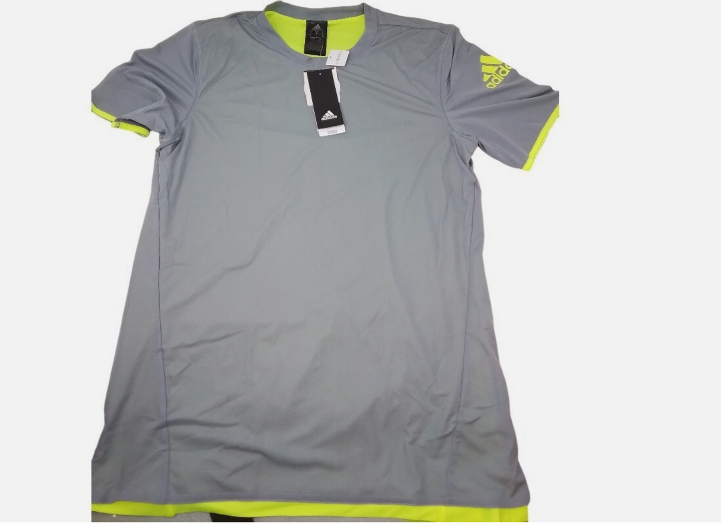 Adidas Reversible Football Training Jersey / Grey/Yellow / RRP £30