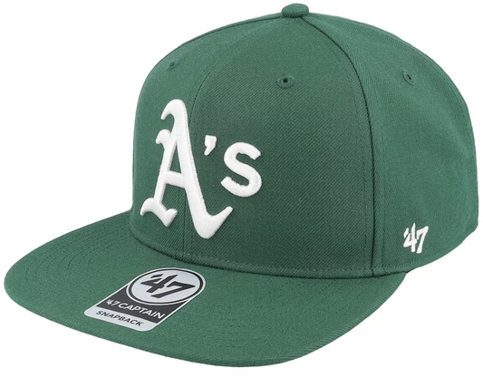 Oakland A's Sure Shot Under 47 Captain Cap / Baseball / Green / BNWT / RRP £28