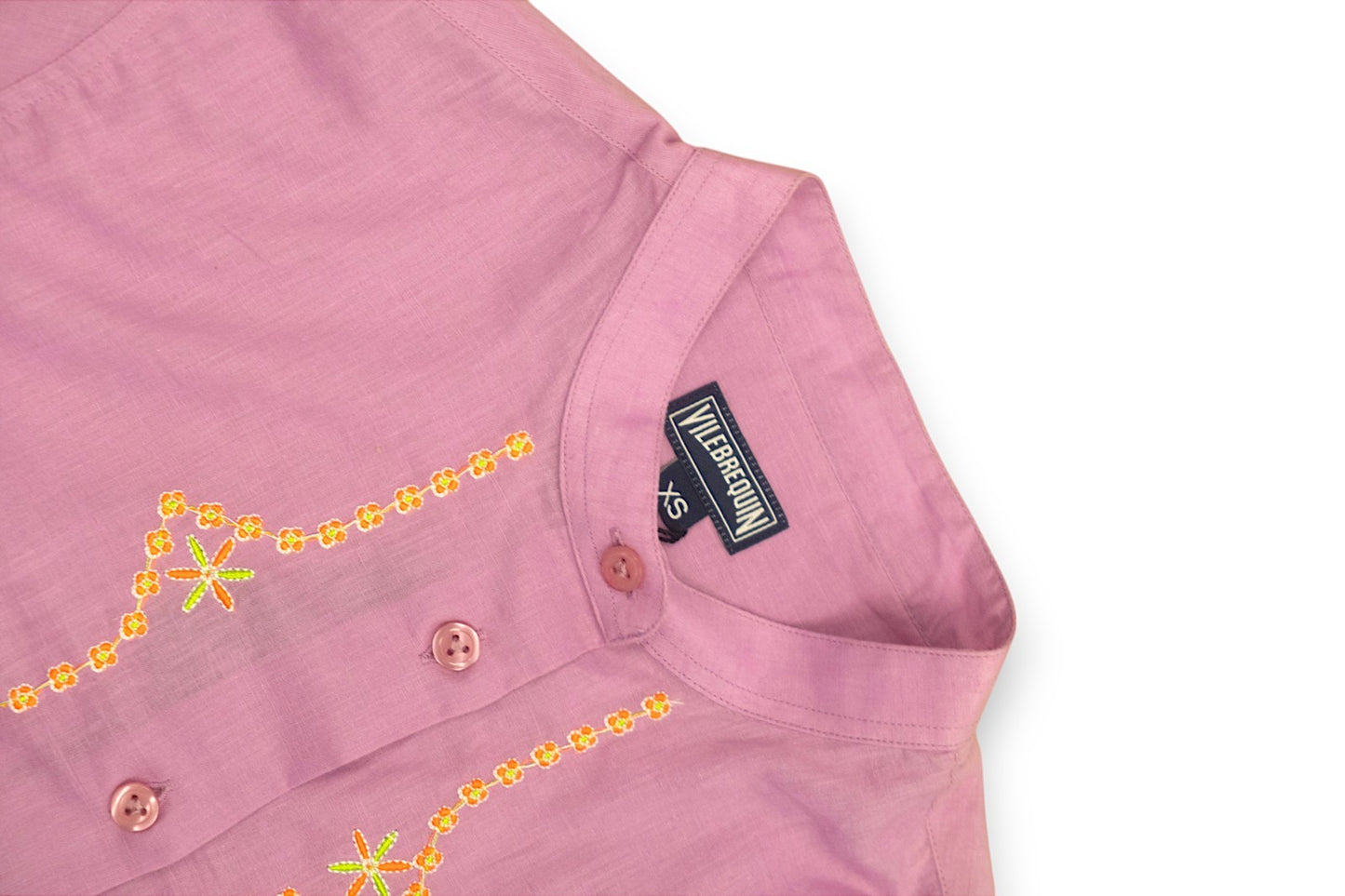 Vilebrequin Dress Shirt / Womens / Pink / RRP £225