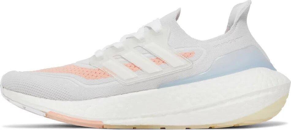 Adidas Womens Ultraboost 21 Trainer / White Glow Pink / BNIB / RRP £160