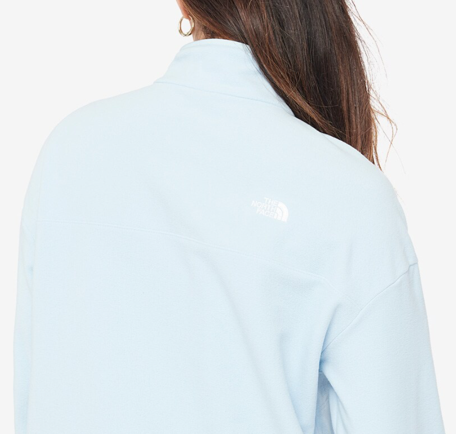 The North Face Women's TKA Glacier Cropped Fleece / BNWT / Beta Blue / RRP £65