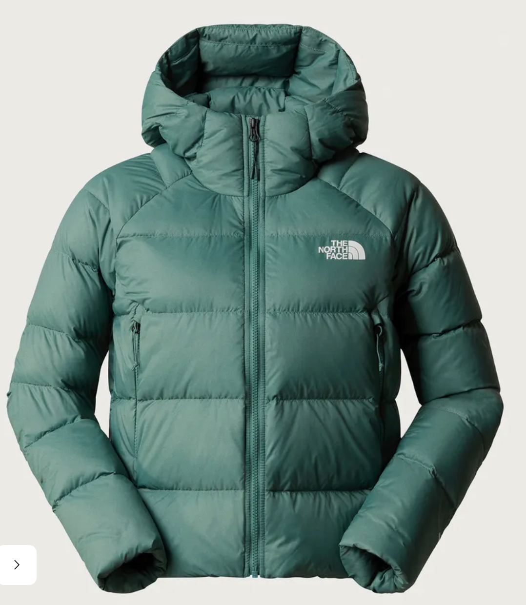The North Face Women’s Hyalite Down Hooded Puffer Jacket / Green / RRP £235