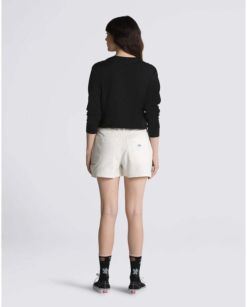 Vans Womens Ground Work Shorts / Marshmallow / RRP £50