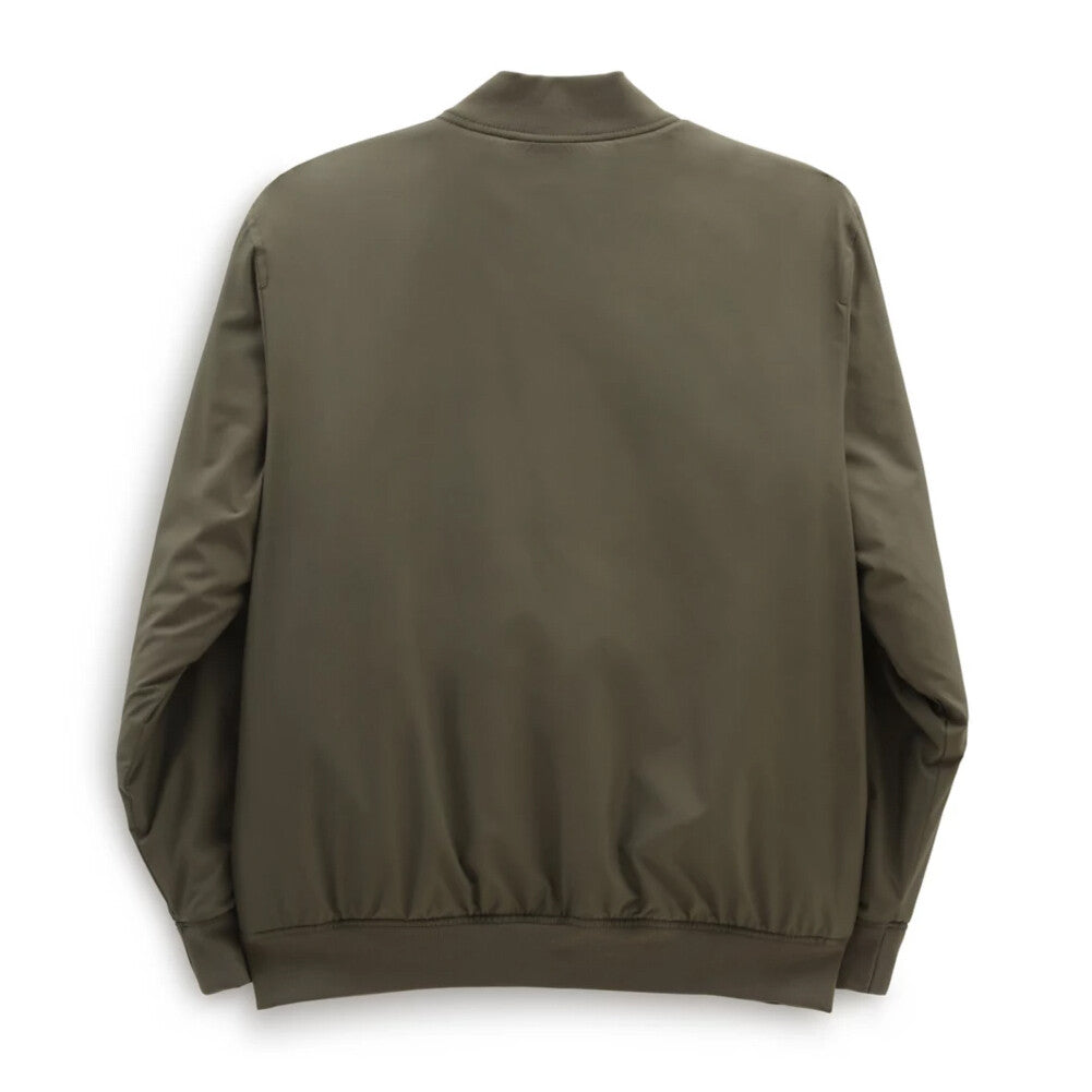 Vans Reversible Hughes Bomber Jacket / Grape Leaf-Oatmeal / Mens / RRP £125