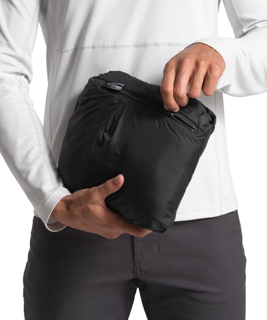 The North Face Men's Stretch Down Hooded Puffer Jacket / Black / RRP £260