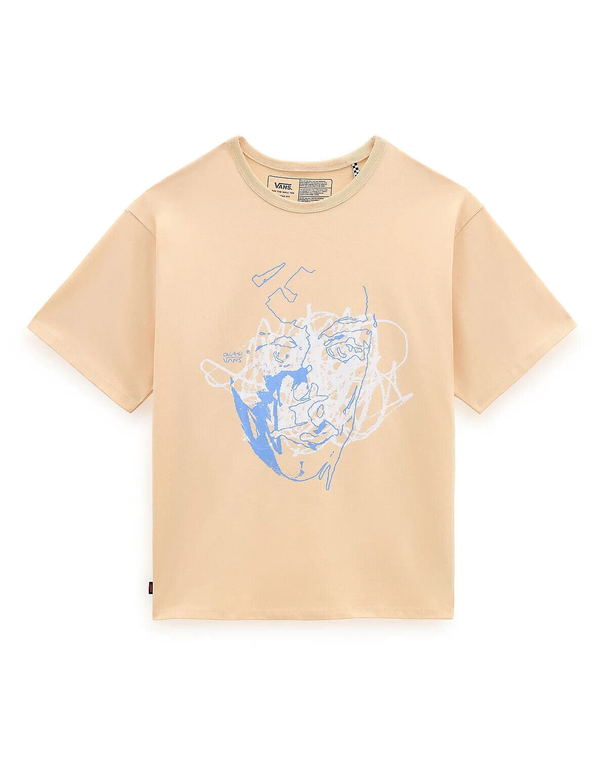 Vans Mens X Quasi Mask T-Shirt / Beige / RRP £45