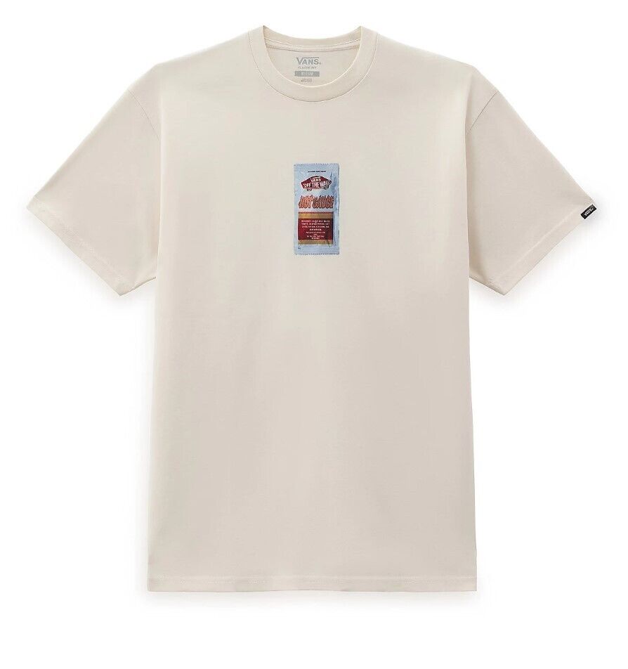 Vans Mens Hot Sauce T-Shirt / Off White / RRP £32