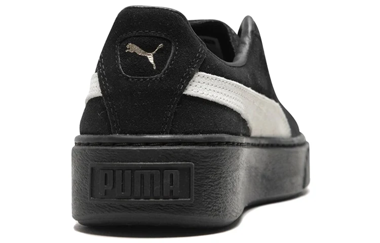 Puma Womens Suede Platform Trainers / Black / RRP £80