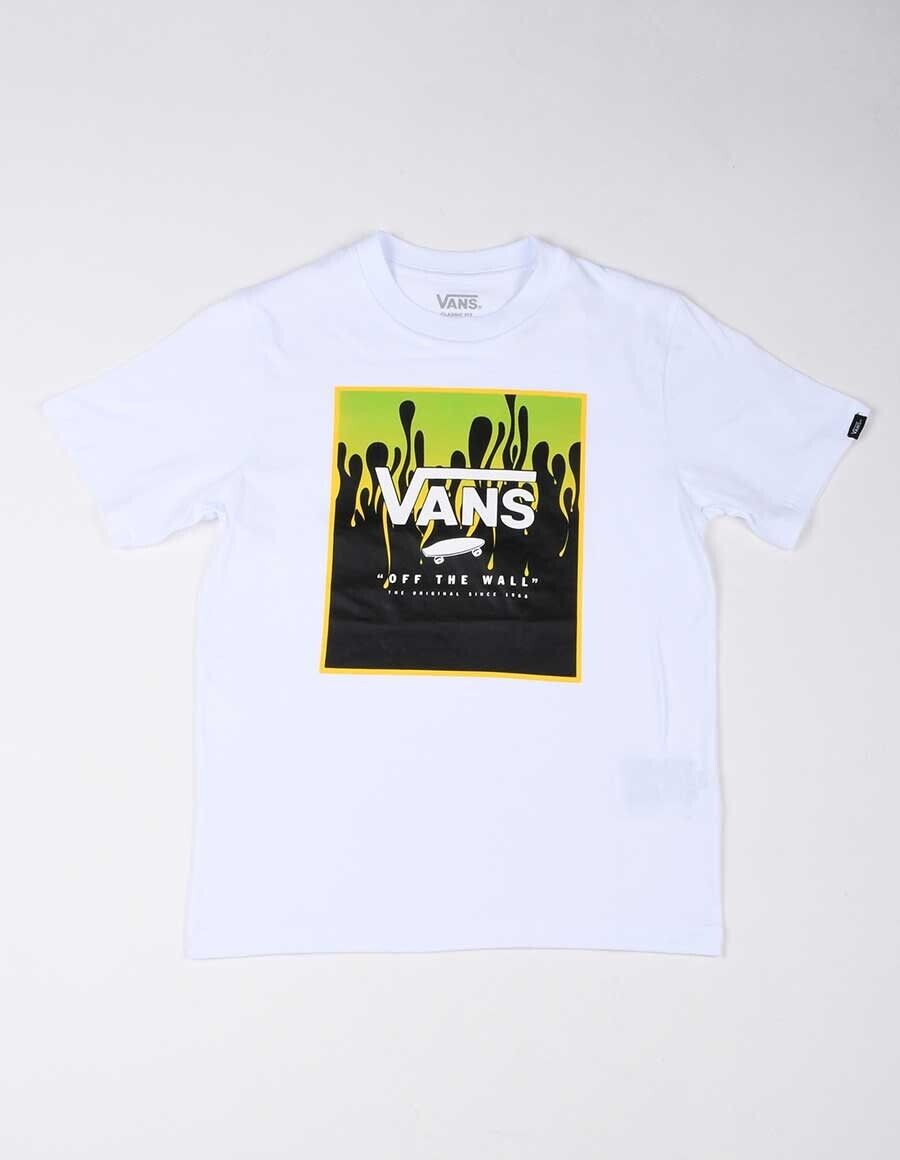 Vans Kids Box SS T-Shirt / White Slime / RRP £22