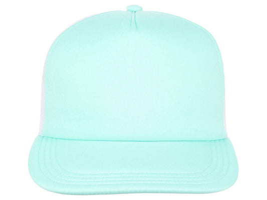 Unisex Screen Foam Trucker Hat / Laurel Green White / £20