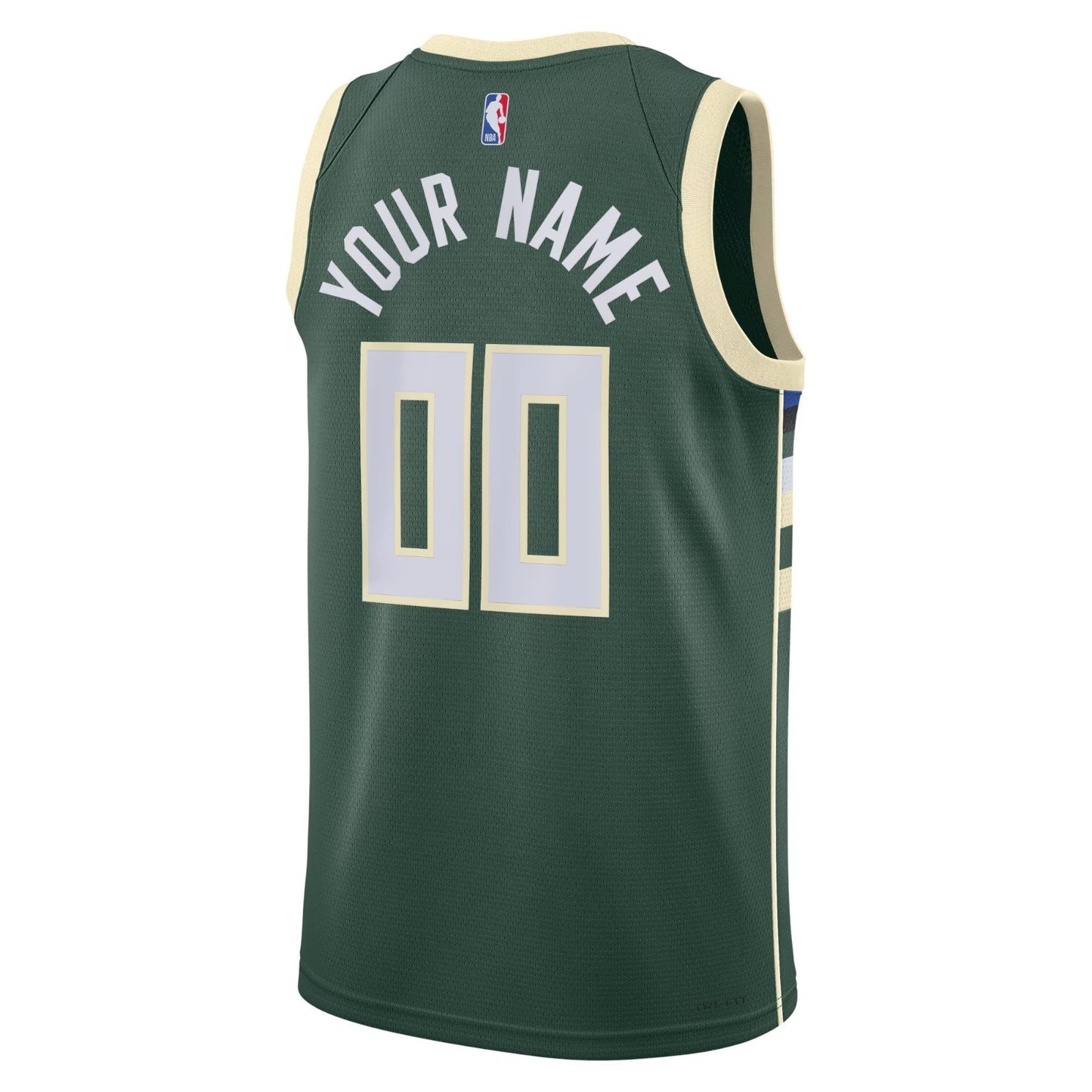 Nike Mens Milwaukee Bucks Blank Basketball Jersey / Green / RRP £90