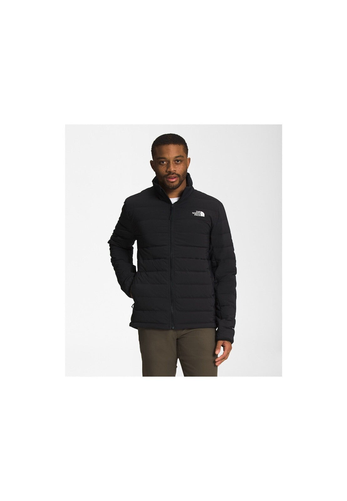 The North Face Mens Stretch Down Hooded Puffer Jacket / Black / RRP £245