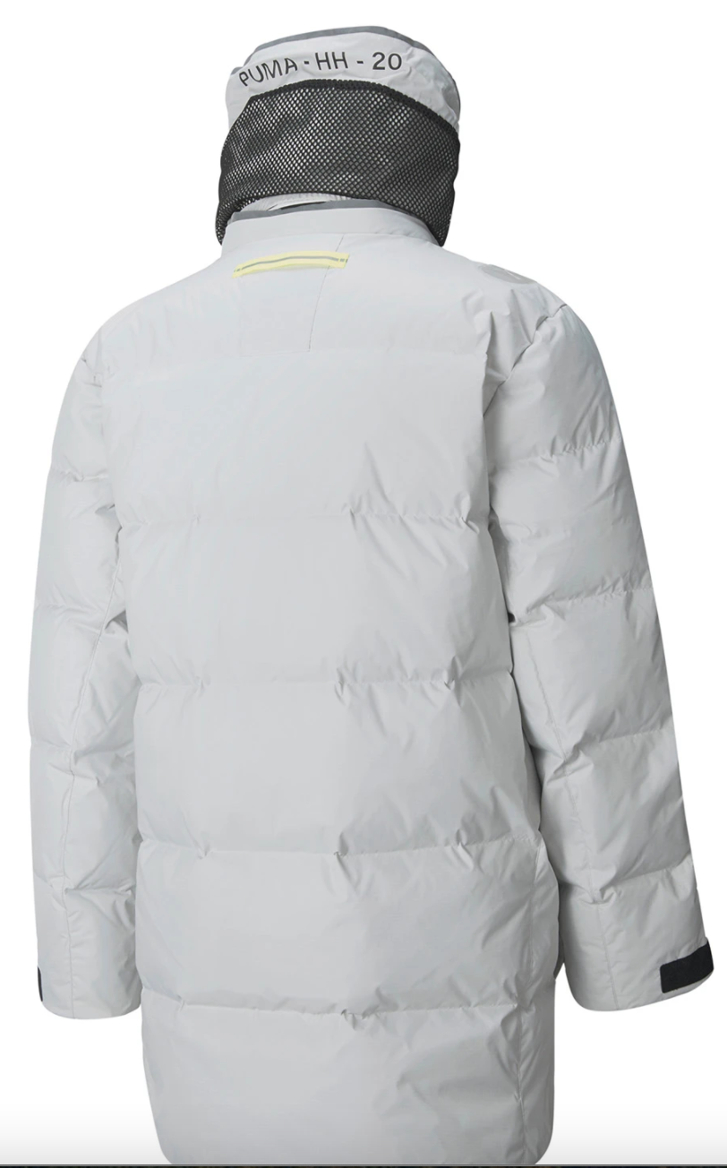 Puma x Helly Hansen Men's Tech Winter Jacket / Small / Glacier Grey / RRP £530