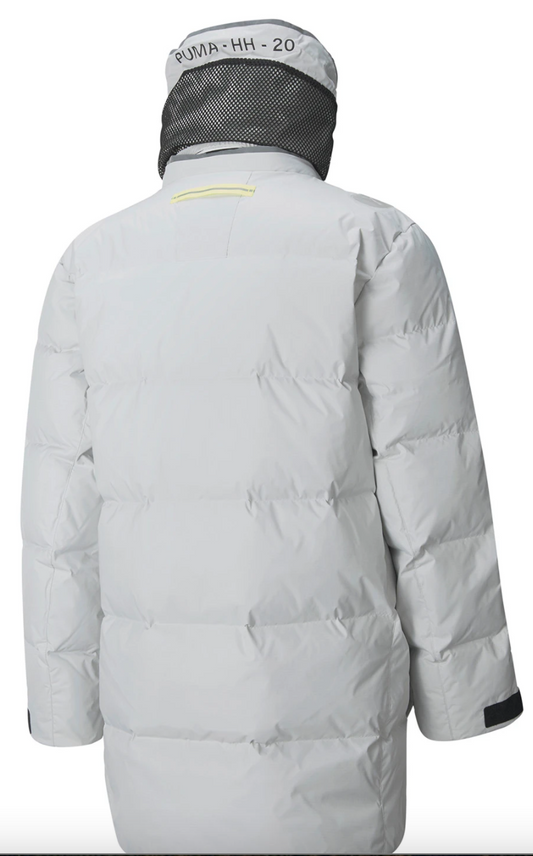 Puma x Helly Hansen Men's Tech Winter Jacket / Small / Glacier Grey / RRP £530