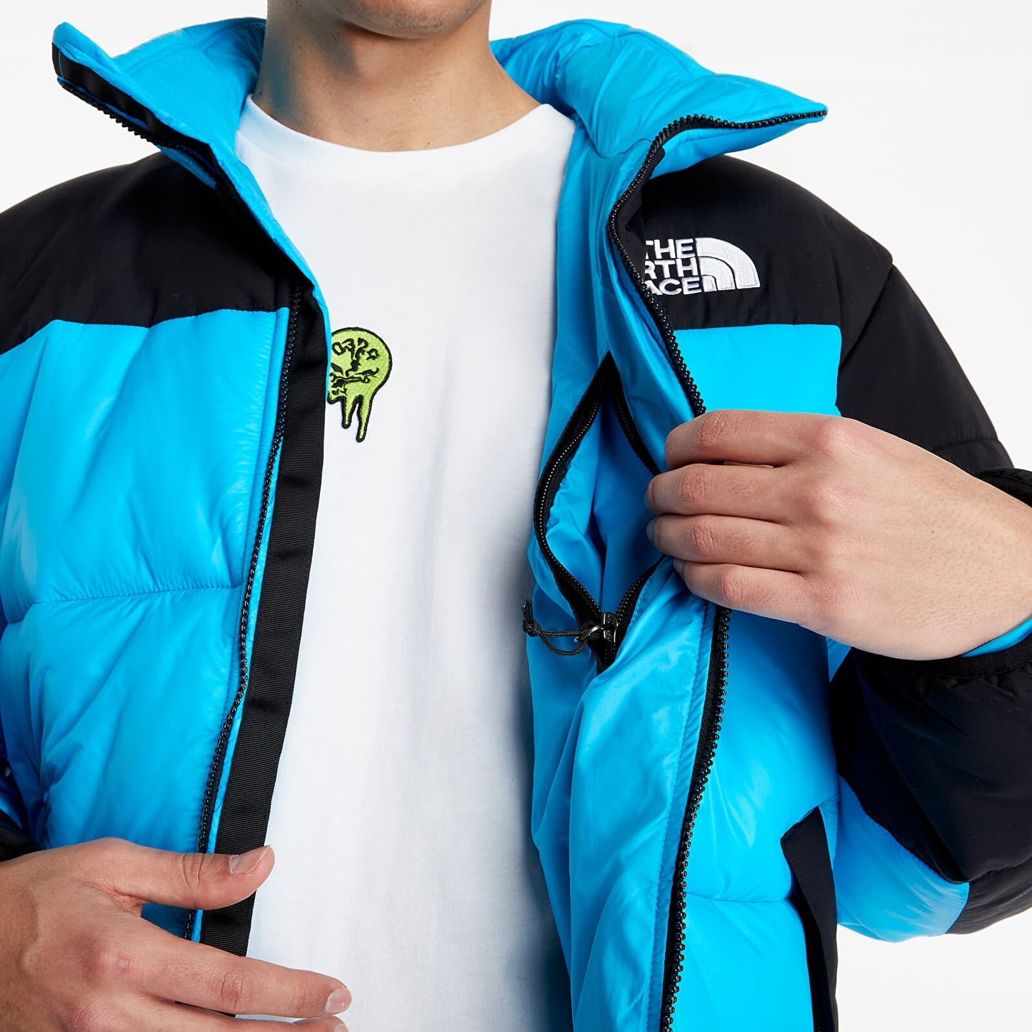The North Face Mens Himalayan Insulated Puffer Jacket / Blue Black / RRP £215