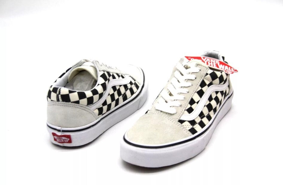 Vans Womens UA Old Skool (Checkerboard) / White Black / RRP £65