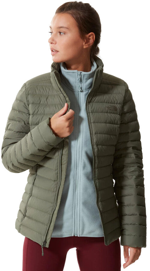 The North Face Women’s Stretch Down Jacket – Thyme, Breathable, Non-PFC DWR