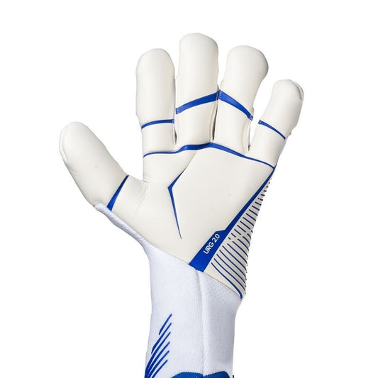Adidas Predator Edge Hybrid Pro Goalkeeper Gloves / White Blue / RRP £100