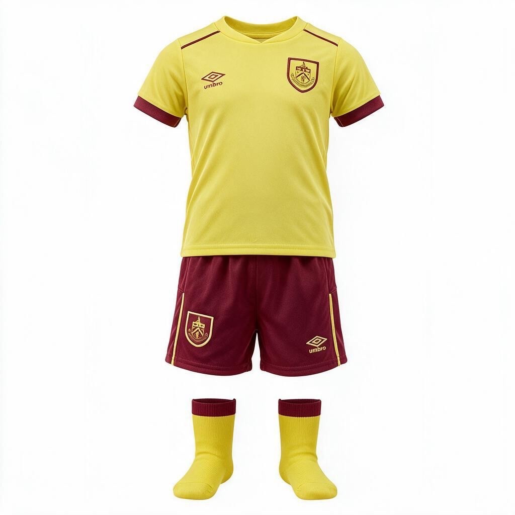 Puma 2020-21 Toddler Burnley Away Full Kit / Yellow / RRP £35