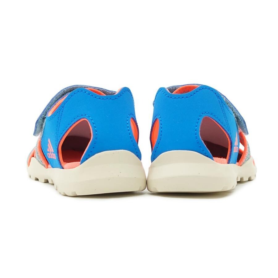Adidas Kids Captain Toey Sandals / Grey Blue Orange / RRP £43