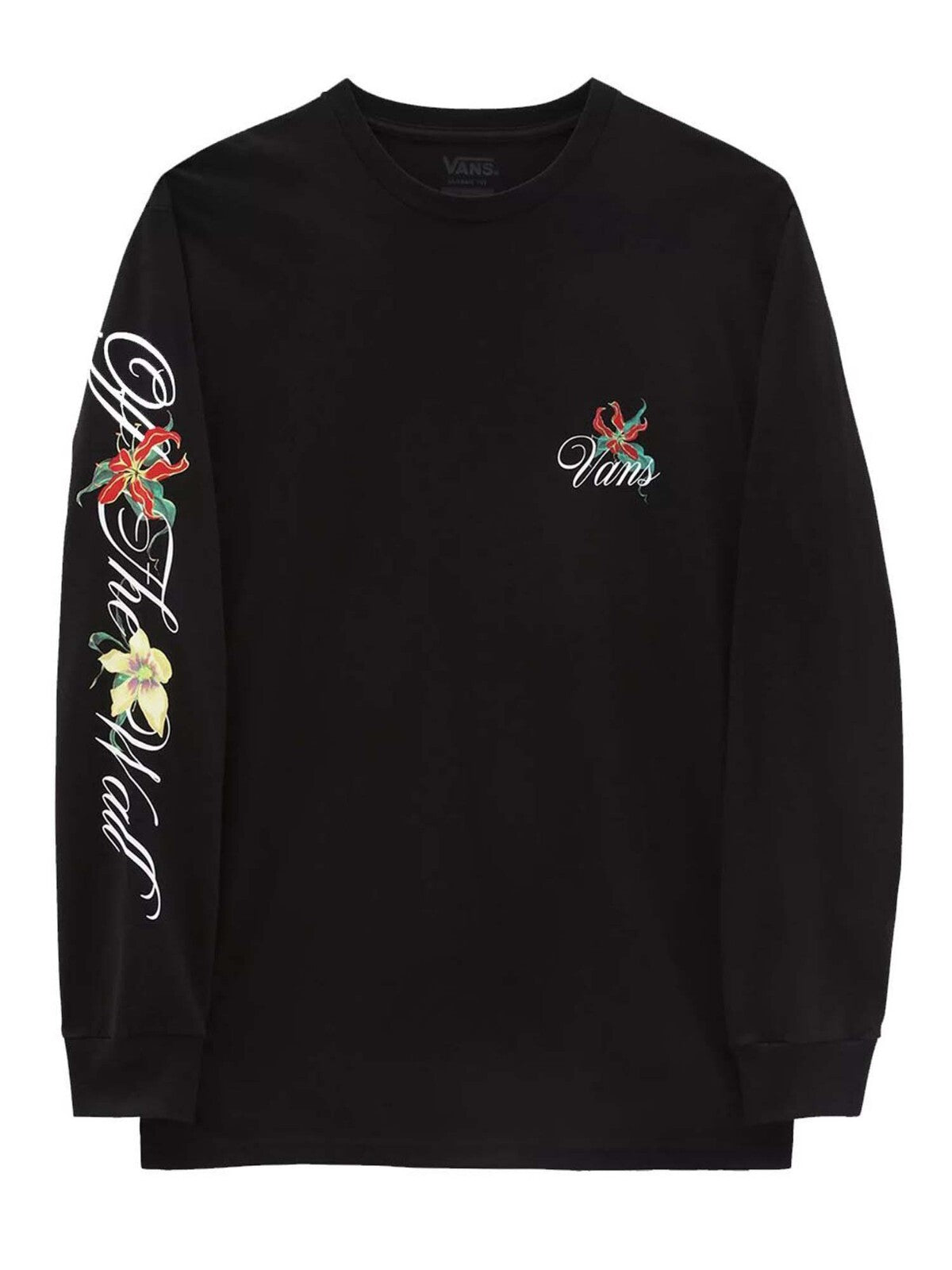 Vans Mens Fatal Floral Ls Tee / Black / RRP £42