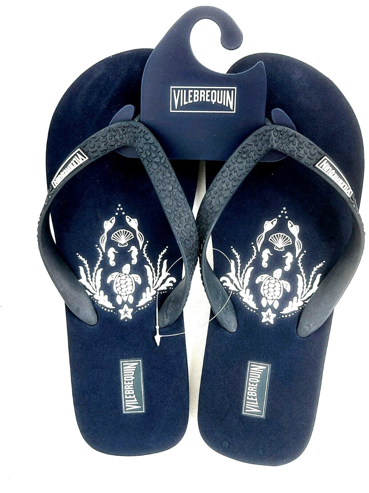 Vilebrequin Flip Flops / Womens / Coppa / Navy Blue / RRP £70