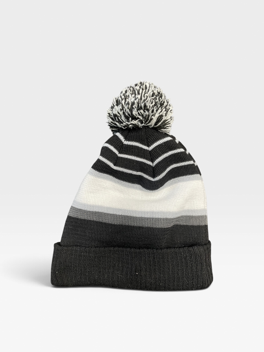 New Era Chicago White Sox MLB Team Stripe Knit Hat / Black / RRP £28