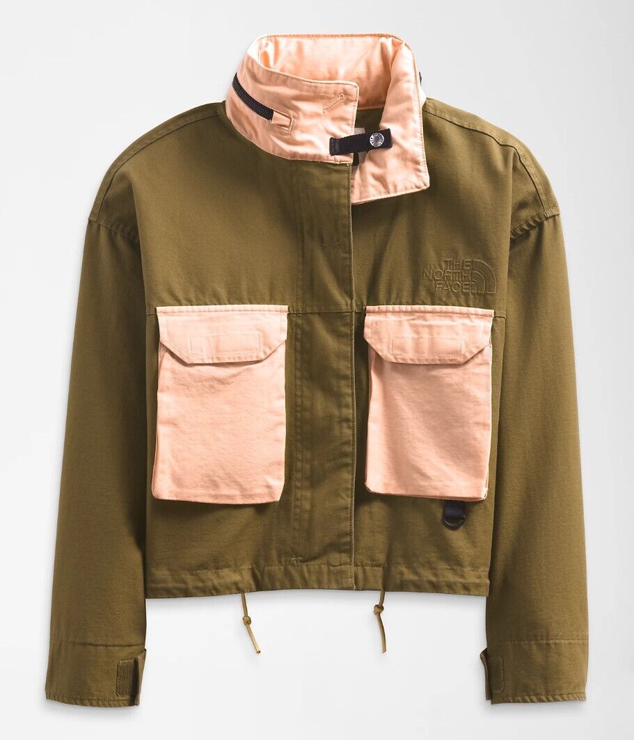The North Face Women’s M66 UTILITY Field Jacket–Military Olive/Apricotice Jacket