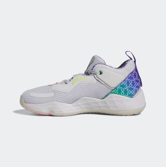Adidas Unisex D.O.N Issue 3 GCA Basketball Shoes / Grey Multi / RRP £100