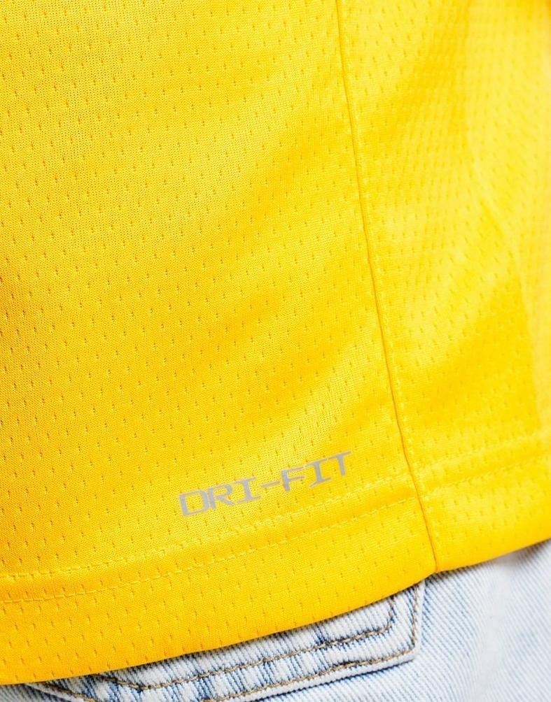Nike LA Lakers Icon Basketball Jersey / Yellow / Lebron James / RRP £95