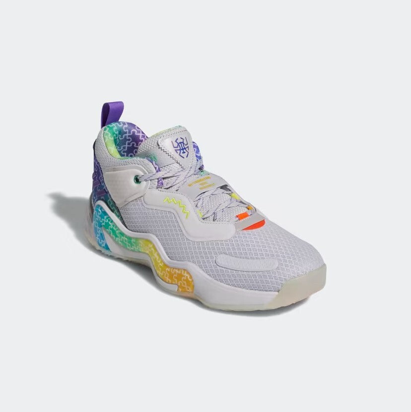 Adidas Unisex D.O.N Issue 3 GCA Basketball Shoes / Grey Multi / RRP £100