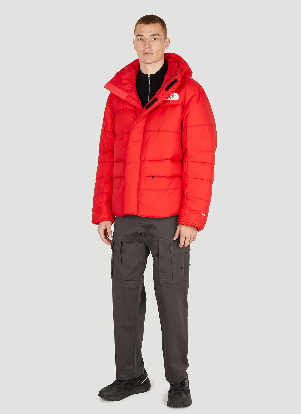 The North Face Mens RMST Himalayan Hooded Puffer Jacket / Red / RRP £630