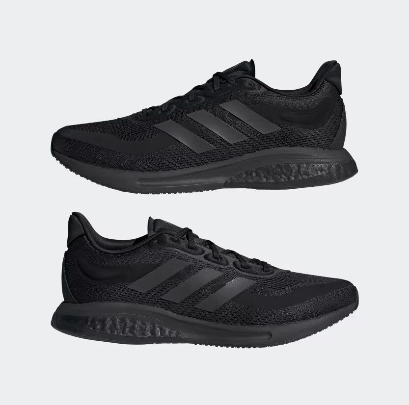 Adidas Men's Supernova Running Trainers / Triple Black / RRP £80