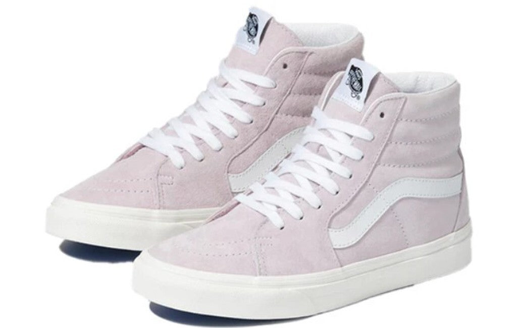 Vans Womens Sk8-Hi Pig Suede Trainers / Pink / RRP £85
