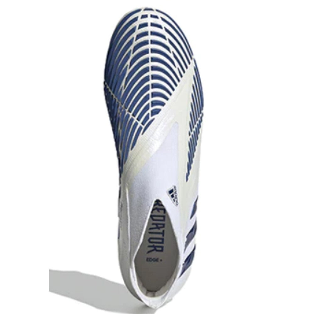 Adidas Unisex Predator Edge+ FG Football Boots / White Blue / RRP £230