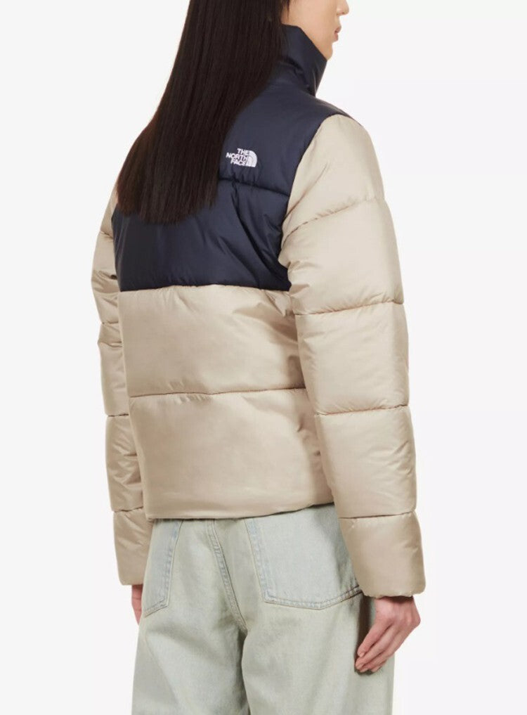 The North Face Womens Beige Navy Saikuru Puffer Jacket / RRP £215