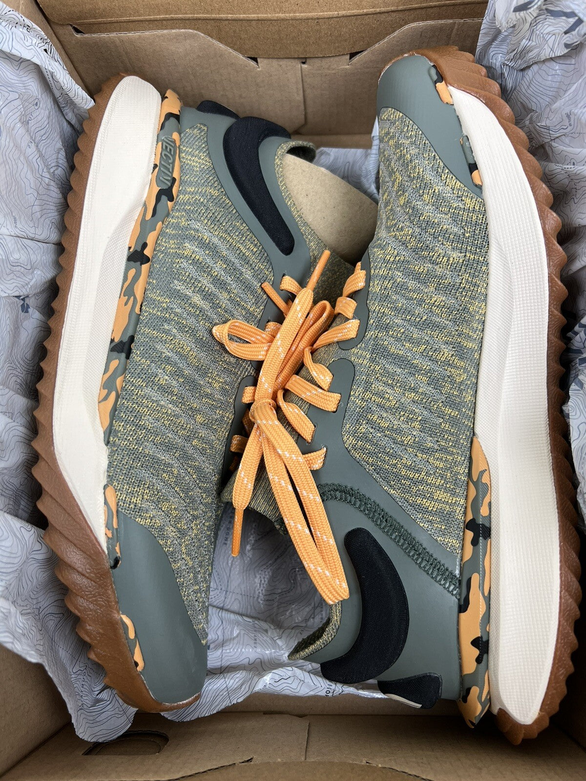 The North Face Men's Vectiv Escape Knit Trainers / Green / 6.5 / RRP £130