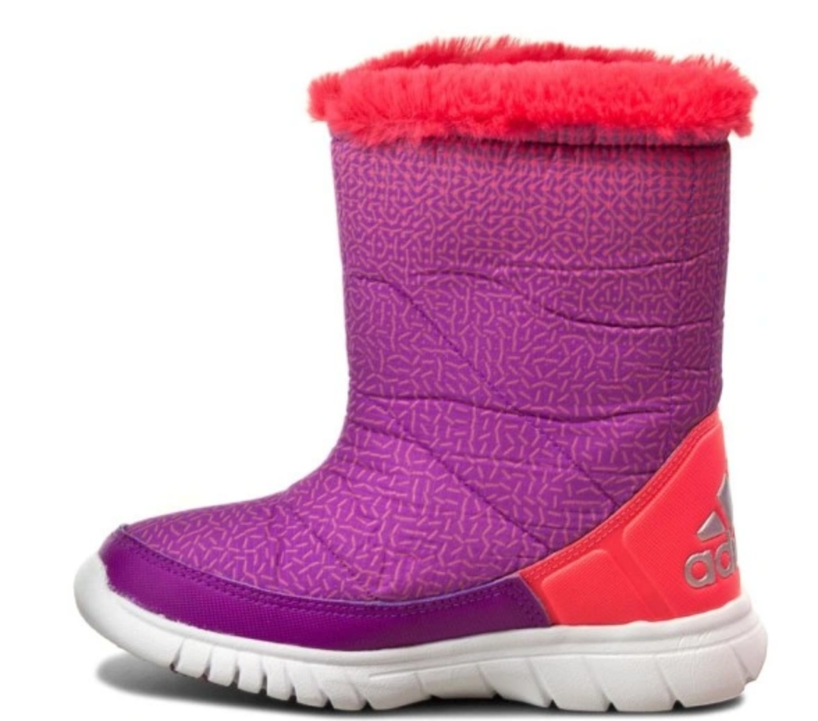 Adidas Youth Kids Lumi Lumi Snow Winter Boot Trainer / Pink / RRP £52