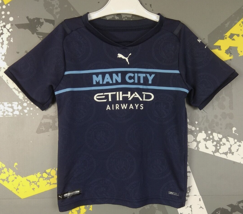 Puma Toddler Manchester City Full Football Third Kit / Navy / 21-22 / RRP £40