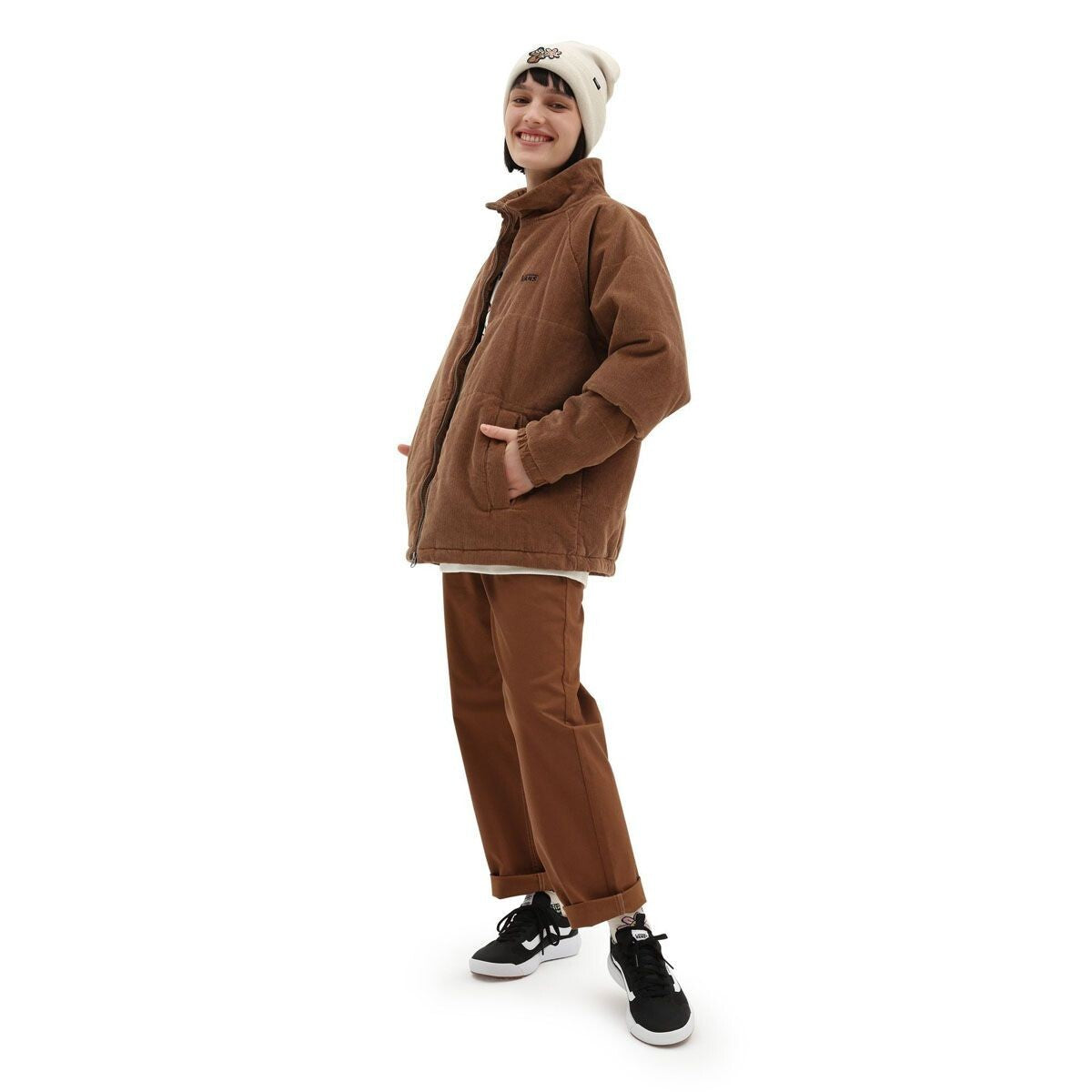 Vans Womens Ashburn Puffer Jacket / Brown / RRP £170