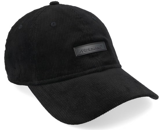 New Era Mclaren Black Cord 9Forty A-Frame Snapback Cap / Black Black / RRP £36
