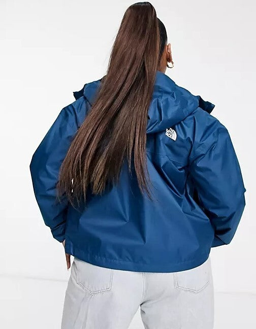 The North Face Women’s Plus Size Cropped Quest Rain Jacket / Blue / RRP £100