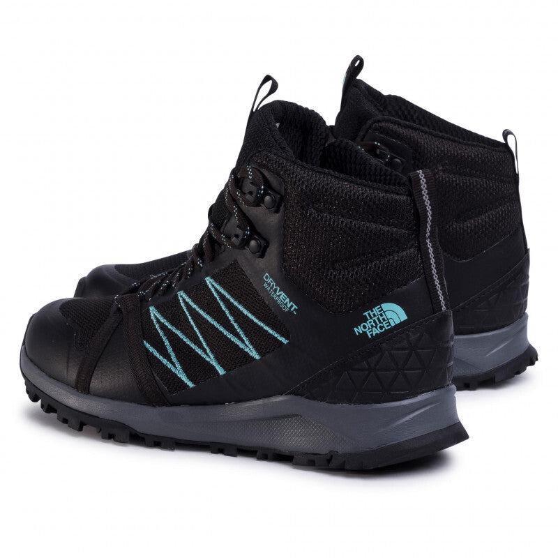 The North Face Women’s Litewave Fastpack II Mid WP Boots - Black/Aqua - RRP £100