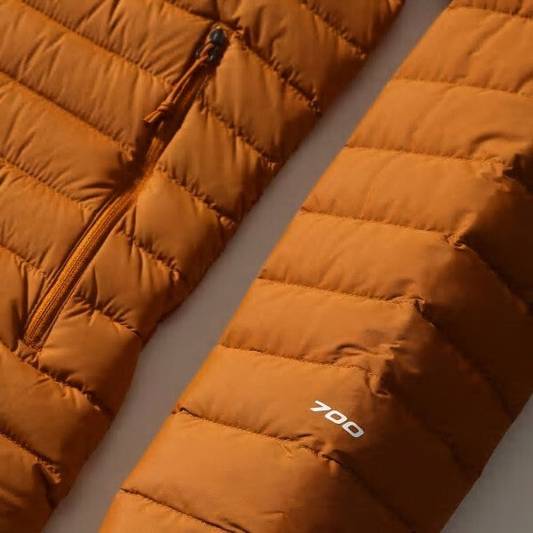 The North Face Mens Stretch Down Hooded Jacket / Timber Tan / RRP £245