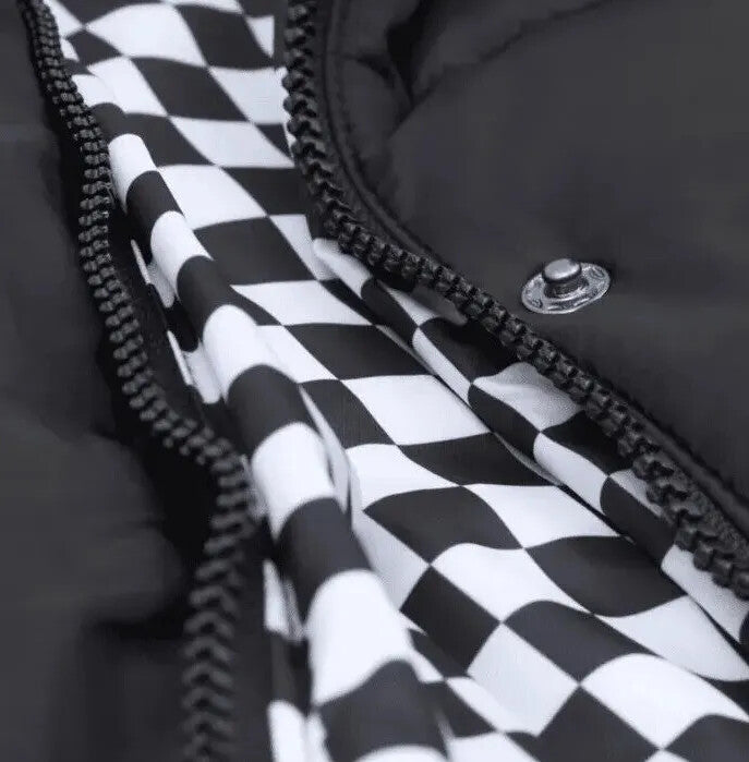 Vans Womens "Send It" Reversible MTE Puffer Jacket / Black Checker / RRP £130