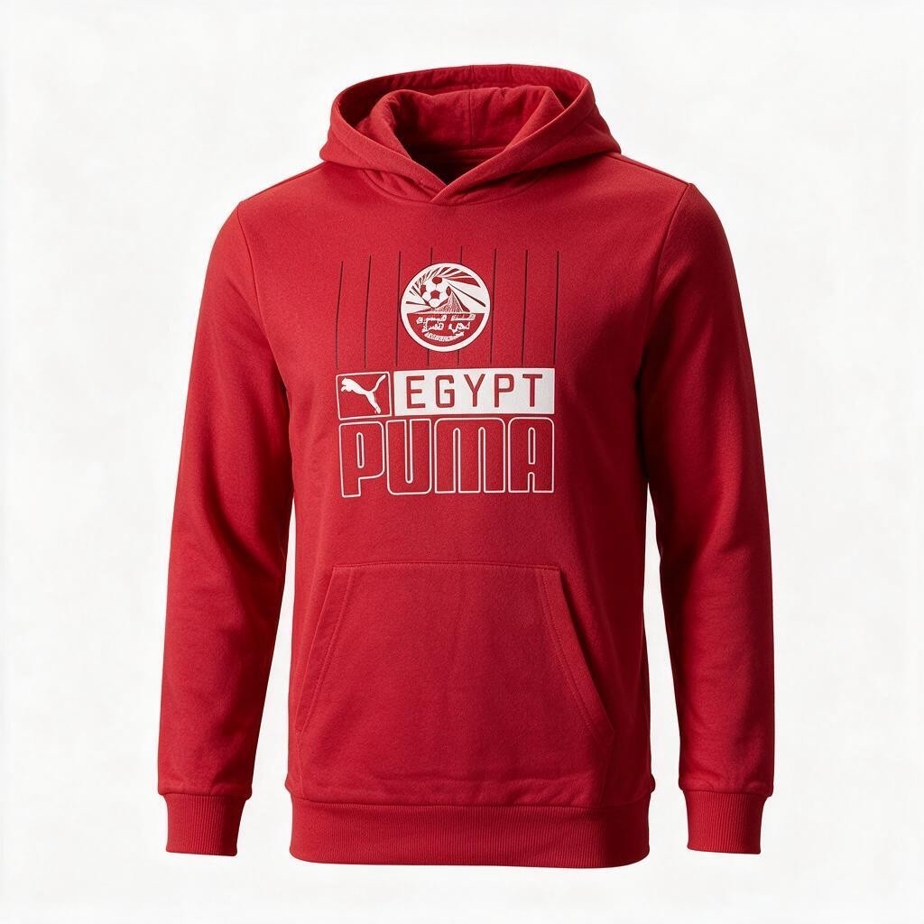 Puma Mens Egpyt Football Core Hooody / Red / RRP £45