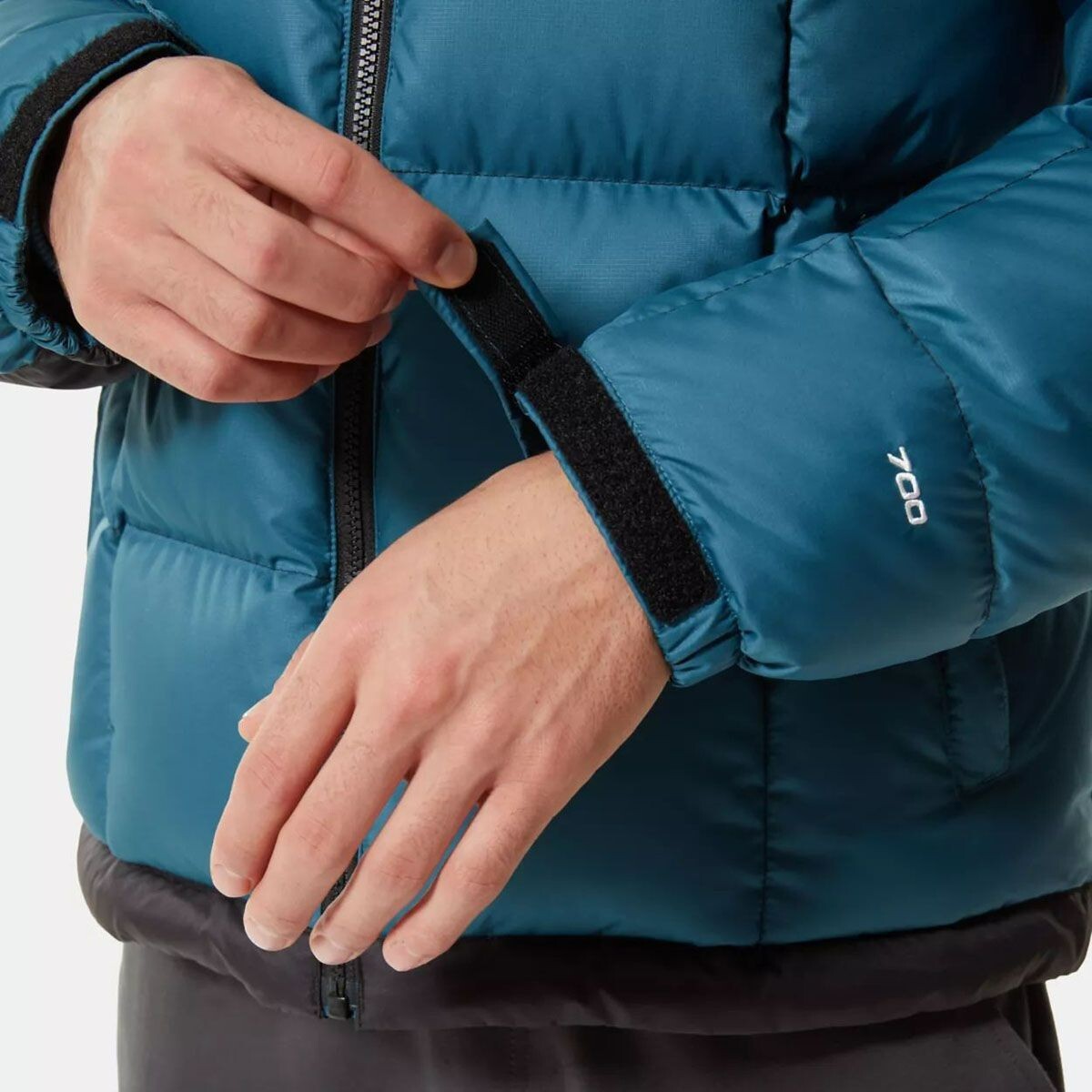 The North Face Men's Lhotse Puffer Jacket / Mallard Blue Black/ RRP £260